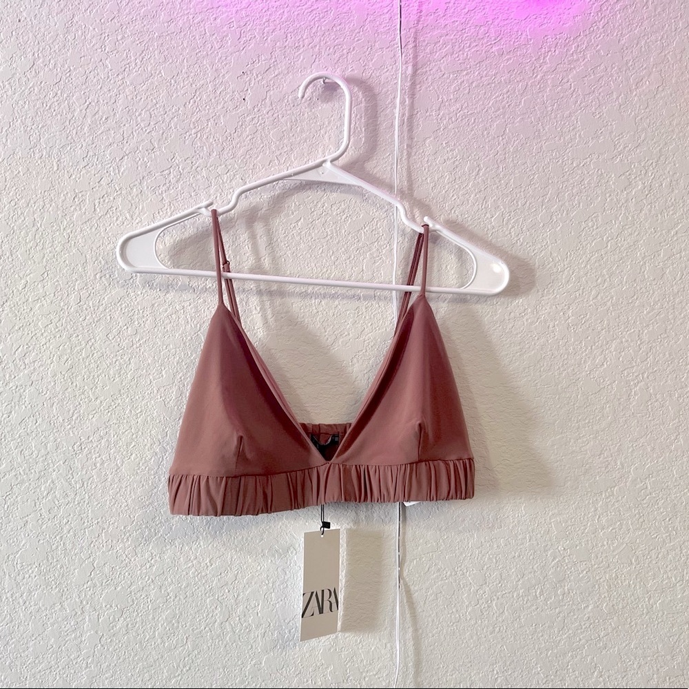Zara bralette/ bra top NWT no flaws